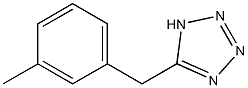 5-[(3-methylphenyl)methyl]-1H-1,2,3,4-tetrazole Struktur