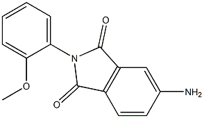 5-amino-2-(2-methoxyphenyl)-2,3-dihydro-1H-isoindole-1,3-dione Struktur