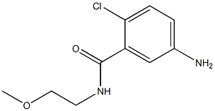 5-amino-2-chloro-N-(2-methoxyethyl)benzamide Struktur