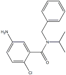 5-amino-N-benzyl-2-chloro-N-(propan-2-yl)benzamide Struktur