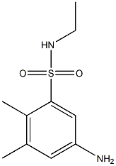 5-amino-N-ethyl-2,3-dimethylbenzene-1-sulfonamide Struktur