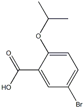 5-bromo-2-(propan-2-yloxy)benzoic acid Struktur