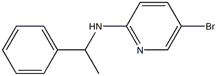 5-bromo-N-(1-phenylethyl)pyridin-2-amine Struktur