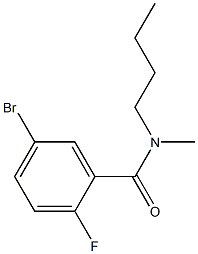 5-bromo-N-butyl-2-fluoro-N-methylbenzamide Struktur