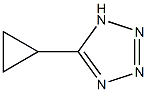 5-cyclopropyl-1H-1,2,3,4-tetrazole Struktur