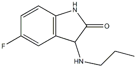 5-fluoro-3-(propylamino)-1,3-dihydro-2H-indol-2-one Struktur