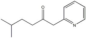 5-methyl-1-(pyridin-2-yl)hexan-2-one Struktur