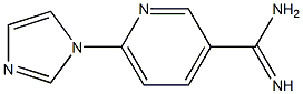 6-(1H-imidazol-1-yl)pyridine-3-carboximidamide Struktur