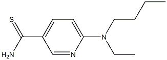 6-[butyl(ethyl)amino]pyridine-3-carbothioamide Struktur