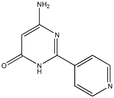 6-amino-2-(pyridin-4-yl)-3,4-dihydropyrimidin-4-one Struktur