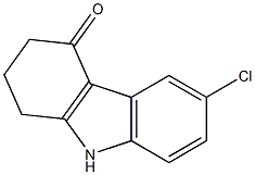 6-chloro-2,3,4,9-tetrahydro-1H-carbazol-4-one Struktur