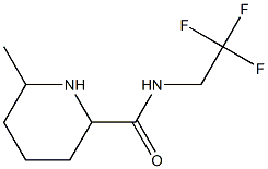 6-methyl-N-(2,2,2-trifluoroethyl)piperidine-2-carboxamide Struktur