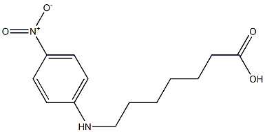 7-[(4-nitrophenyl)amino]heptanoic acid Struktur