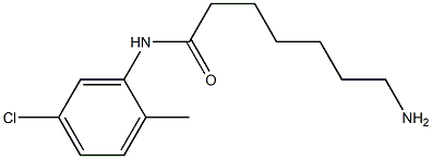 7-amino-N-(5-chloro-2-methylphenyl)heptanamide Struktur