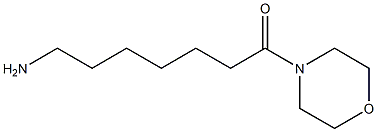 7-morpholin-4-yl-7-oxoheptan-1-amine Struktur