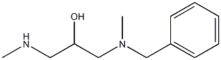 benzyl[2-hydroxy-3-(methylamino)propyl]methylamine Struktur