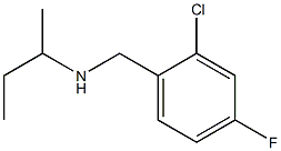 butan-2-yl[(2-chloro-4-fluorophenyl)methyl]amine Struktur