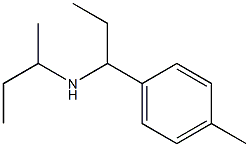 butan-2-yl[1-(4-methylphenyl)propyl]amine Struktur