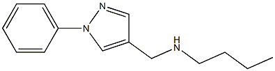 butyl[(1-phenyl-1H-pyrazol-4-yl)methyl]amine Struktur