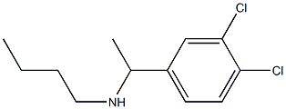 butyl[1-(3,4-dichlorophenyl)ethyl]amine Struktur