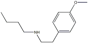 butyl[2-(4-methoxyphenyl)ethyl]amine Struktur