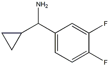 cyclopropyl(3,4-difluorophenyl)methanamine Struktur