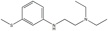 diethyl(2-{[3-(methylsulfanyl)phenyl]amino}ethyl)amine Struktur