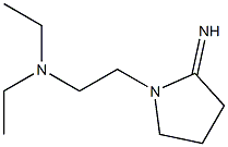 diethyl[2-(2-iminopyrrolidin-1-yl)ethyl]amine Struktur