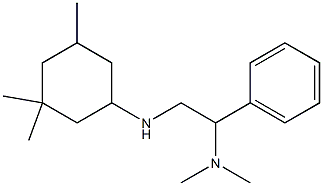 dimethyl({1-phenyl-2-[(3,3,5-trimethylcyclohexyl)amino]ethyl})amine Struktur