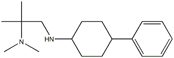 dimethyl({2-methyl-1-[(4-phenylcyclohexyl)amino]propan-2-yl})amine Struktur