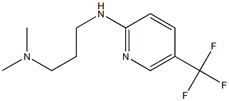 dimethyl(3-{[5-(trifluoromethyl)pyridin-2-yl]amino}propyl)amine Struktur