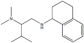 dimethyl[3-methyl-1-(1,2,3,4-tetrahydronaphthalen-1-ylamino)butan-2-yl]amine Struktur