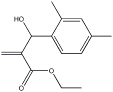 ethyl 2-[(2,4-dimethylphenyl)(hydroxy)methyl]prop-2-enoate Struktur