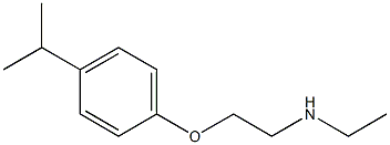 ethyl({2-[4-(propan-2-yl)phenoxy]ethyl})amine Struktur