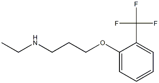 ethyl({3-[2-(trifluoromethyl)phenoxy]propyl})amine Struktur