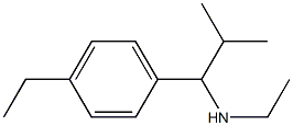 ethyl[1-(4-ethylphenyl)-2-methylpropyl]amine Struktur