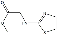 methyl 2-(4,5-dihydro-1,3-thiazol-2-ylamino)acetate Struktur