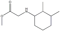 methyl 2-[(2,3-dimethylcyclohexyl)amino]acetate Struktur