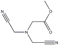 methyl 2-[bis(cyanomethyl)amino]acetate Struktur