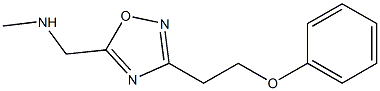 methyl({[3-(2-phenoxyethyl)-1,2,4-oxadiazol-5-yl]methyl})amine Struktur