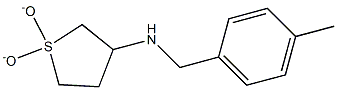 N-(1,1-dioxidotetrahydrothien-3-yl)-N-(4-methylbenzyl)amine Struktur