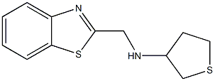 N-(1,3-benzothiazol-2-ylmethyl)thiolan-3-amine Struktur