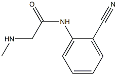 N-(2-cyanophenyl)-2-(methylamino)acetamide Struktur