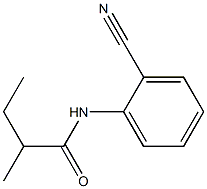 N-(2-cyanophenyl)-2-methylbutanamide Struktur