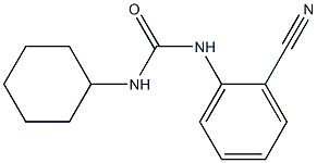 N-(2-cyanophenyl)-N'-cyclohexylurea Struktur