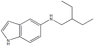 N-(2-ethylbutyl)-1H-indol-5-amine Struktur