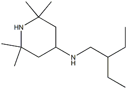 N-(2-ethylbutyl)-2,2,6,6-tetramethylpiperidin-4-amine Struktur