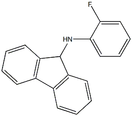 N-(2-fluorophenyl)-9H-fluoren-9-amine Struktur