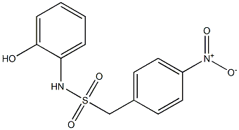 N-(2-hydroxyphenyl)-1-(4-nitrophenyl)methanesulfonamide Struktur