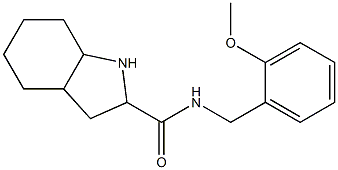 N-(2-methoxybenzyl)octahydro-1H-indole-2-carboxamide Structure